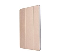 HQ Riff Texture Planšetdatora maks Tri-fold Stand Leather Flip priekš Huawei MediaPad T3 7.0 Gold