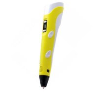 Riff Riff Fantasy 3D drukas pildspalva ar LCD priekš bērniem ar 1.75mm ABS/PLA materiāla diegu/ AC Strāvas pieslēgums/ Dzeltena