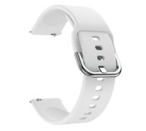 Riff Riff silikona siksniņa-aproce priekš Samsung Galaxy Watch ar platumu 22mm White