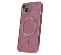Mocco Mocco Glitter Chrome MagSafe Case Silikona Apvalks Priekš Apple iPhone 12 Pro Max