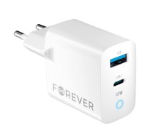 Forever Forever TC-06 GaN Lādētājs PD / QC / 1x USB-C / 1x USB / 65W