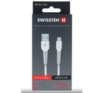 Swissten Swissten Basic Fast Charge 3A Micro USB Datu un Uzlādes Kabelis 1m Balts