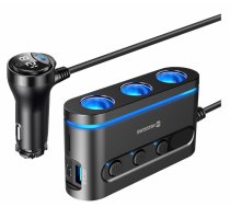 Swissten Swissten Auto Lādētājs 2x USB-C PD / 1x USB-A QA 3.0 / 3x CL