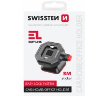 Swissten Swissten EASY LOCK Telefona Turētājs Mašīnai / Mājai / Ofisam / 4 - 6.8 collas