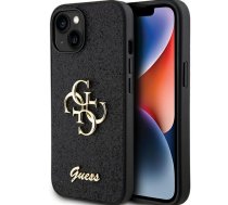 GUESS Guess Fixed Glitter Big 4G Case Aizsargapvalks Priekš Apple iPhone 15 Pro