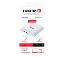 Swissten Swissten Tīkla Lādētājs Piezīmjdatoru un MacBook uzlādēšanai / 87W / PD3.0 / QC3.0 / PPS