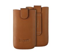 BUGATTI Bugatti ML Universāls Īstās Ādas Maks Kabata ar Magnētu priekš Apple iPhone SE / Nokia 225 / Nokia 230 Brūns (6.5 х 11.5 cm)