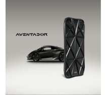 SGPCASE Aventador V12 cietais korpuss iPhone 4 , 4S - melns