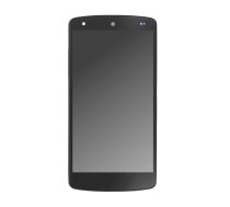 LG LG Nexus 5 priekšējais vāciņš un LCD displejs - melns