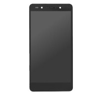 OEM OEM displeja bloks + rāmis priekš Huawei Honor 7 black