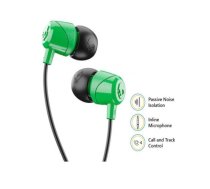 Skullcandy Jib In-Ear Wired Earbuds Headphones With Mic and remote Green/Black S2DUY-L102 (Jaunas)