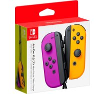 Nintendo Switch Joy Con Pair Neon Purple/Neon Orange (Jauns)