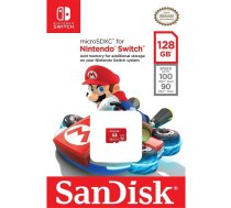 Sandisk Micro SDXC Card for Nintendo Switch 128GB Super Mario Kart (Jauna)