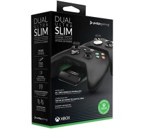 Xbox Series/One Duālais Lādēšanas Doks un Divas Baterijas Oficiāli Licencēts PDP Ultra Slim Melns (Jauns)