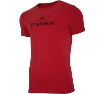 Men's T-shirt 4F red NOSH4 TSM005 62S