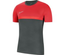 Nike Dry Academy PRO TOP SS men's T-shirt, gray and red BV6926 079