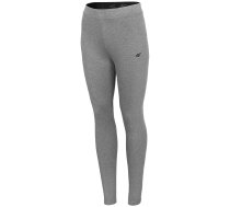 Women's leggings 4F medium gray melange H4L21 LEG010 24M
