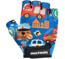 Children's cycling gloves Meteor Safe City Jr 26178-26179-26180