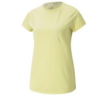 Puma women's RTG Heather Logo Tee yellow 586455 40