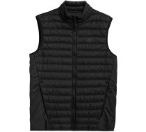 Men's vest 4F deep black H4Z21 KUMP001 20S