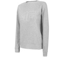 Women's sweatshirt 4F cool light gray melange H4L22 BLD350 27M