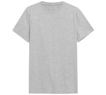 Men's T-shirt 4F cool light gray melange H4L22 TSM352 27M