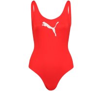 Puma Swim Women Swimsuit 1P red 907685 02