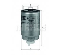 MAHLE ORIGINAL KC18 (6), Degvielas filtrs