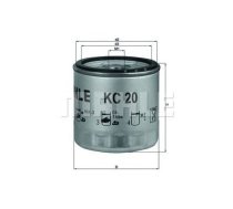 MAHLE ORIGINAL KC20 (6), Degvielas filtrs