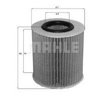 MAHLE ORIGINAL OX166/1D (6), Eļļas filtrs