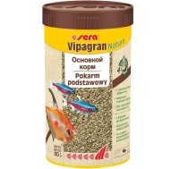 Sera Vipagran Nature 250 ml (75 g) peldoša, mīksta granulu barība dekoratīvajām zivīm | 4001942002028