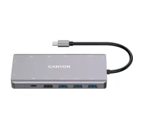 CANYON Canyon hub DS-12 13in1 4k USB-C Dark Grey CNS-TDS12