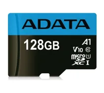A-DATA A-Data ADATA 128GB Micro SDXC V10 85MB/s + ad. AUSDX128GUICL10A1-RA1