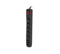 Armac SURGE PROTECTOR ARMAC ARC8 5M 5X FRENCH OUTLETS 3X EUROPLUG OUTLETS BLACK (ARC8/50/CZ)