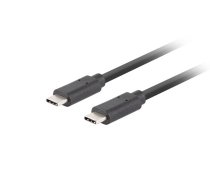 Lanberg USB-C M/M 3.1 GEN 2 CABLE 0.5M 10GB/S PD100W BLACK LANBERG (CA-CMCM-32CU-0005-BK)