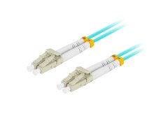 Lanberg FIBER OPTIC PATCHCORD MM LC/UPC-LC/UPC DUPLEX 0.5M LSZH OM3 50/125 3.0MM AQUA LANBERG (FO-LULU-MD31-0005-TQ)