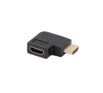 Lanberg HDMI(M)-HDMI(F) ADAPTER 4K ANGLED RIGHT BLACK LANBERG (AD-HDMI-06)