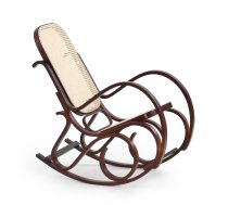Mīkstās mēbeles MAX BIS rocking chair color: walnut