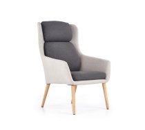 Mīkstās mēbeles PURIO leisure chair, color: light grey / dark grey