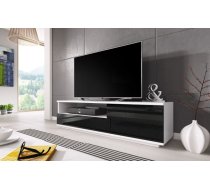 Modern viesistabas kolekcijas TV Stand MUZA white/black