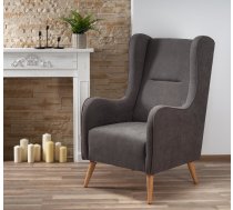 Mīkstās mēbeles CHESTER leisure chair, color: dark grey