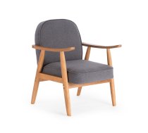 Mīkstās mēbeles RETRO leisure chair, color: grey
