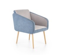 Mīkstās mēbeles WELL leisure chair, color: turquoise / light grey