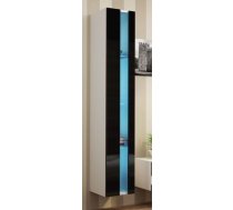 Modern viesistabas kolekcijas cabinet VIGO NEW WITR 180 white/black