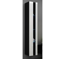 Modern viesistabas kolekcijas cabinet VIGO NEW WITR 180 black/white