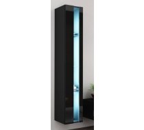 Modern viesistabas kolekcijas cabinet VIGO NEW WITR 180 black/black