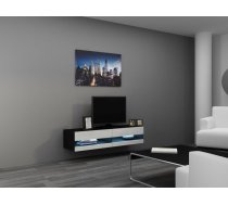 Modern viesistabas kolekcijas lift door TV Stand VIGO NEW RTV 140 black/white