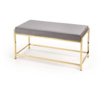 Mīkstās mēbeles MOKKA bench, color: grey / gold