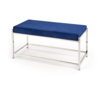 Mīkstās mēbeles MOKKA bench, color: silver / dark blue