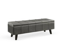 Mīkstās mēbeles MASSIMO bech, color: dark grey